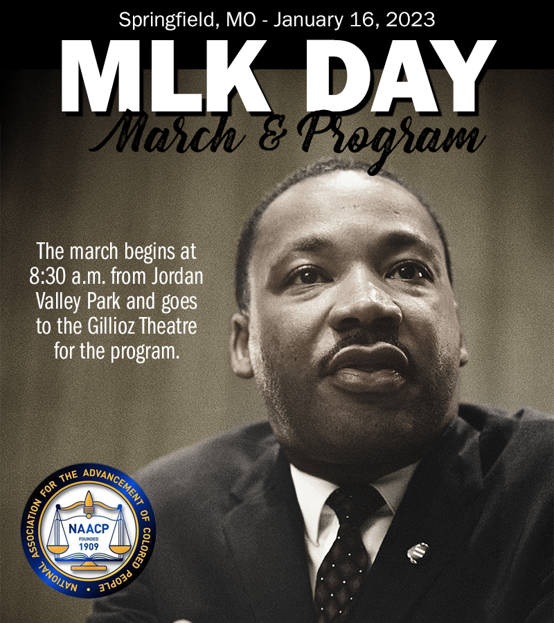 Martin Luther King Jr. Day March, Program in Downtown Springfield It