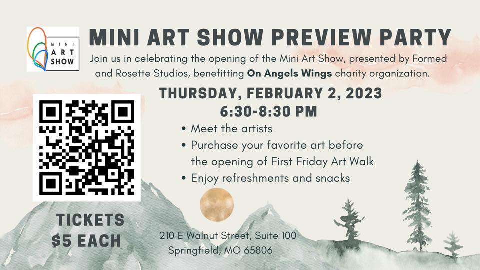 Mini Art Show Preview Party