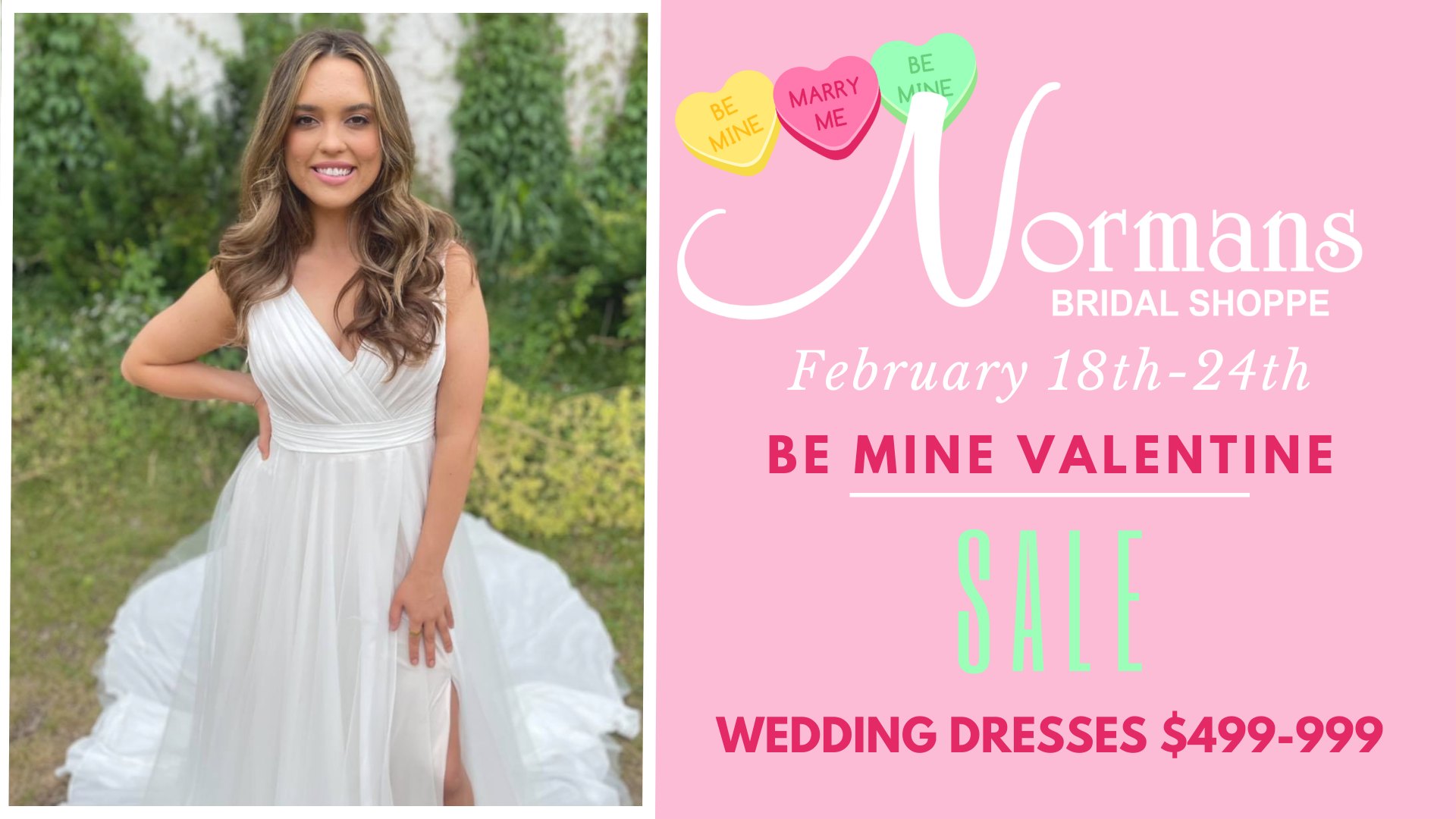 BE Mine Valentine Wedding Dress Sale