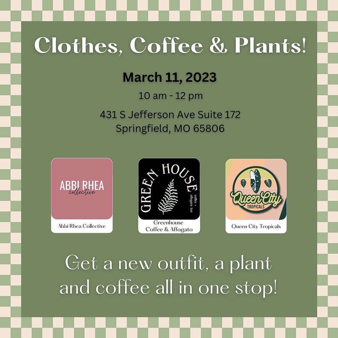 Clothes, Coffee and Plants