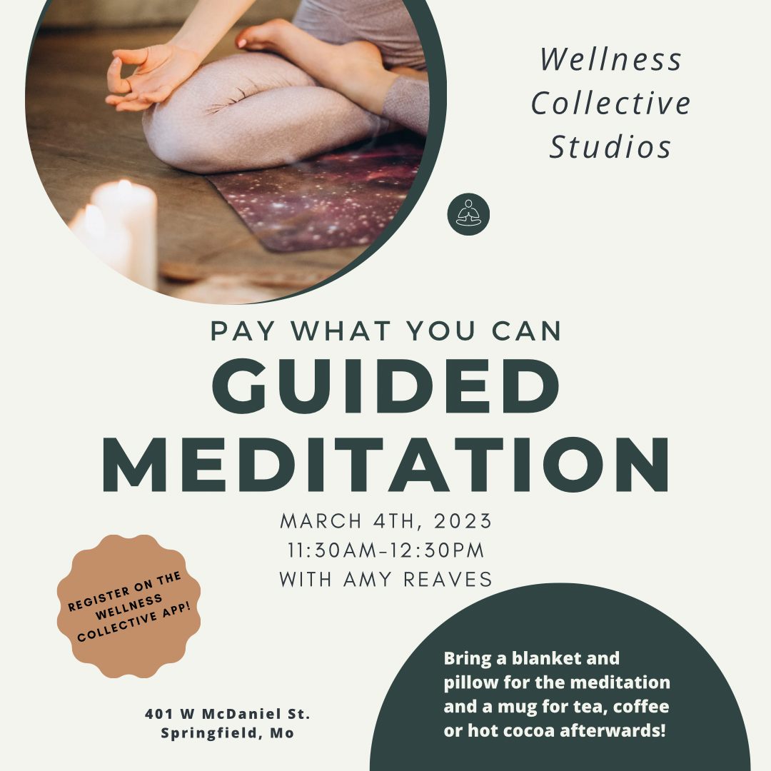 Pay What you Can Guided Meditation