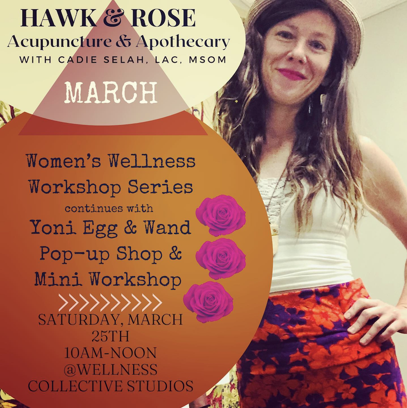 Women's Wellness Workshop Series: Yoni Egg & Wand Pop-up Shop & Mini Workshop