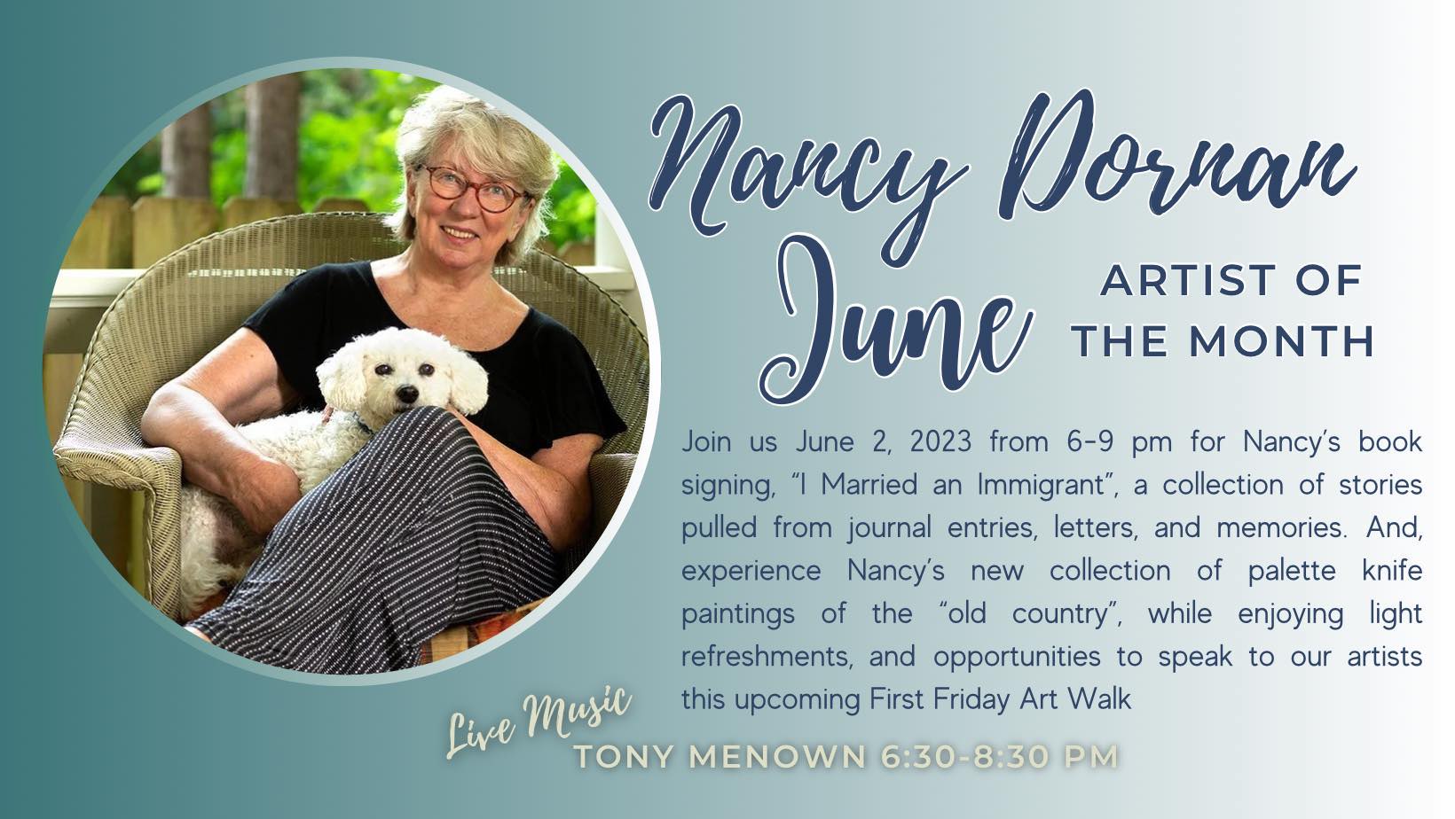 “I Married an Immigrant” - Book Signing with Nancy Dornan