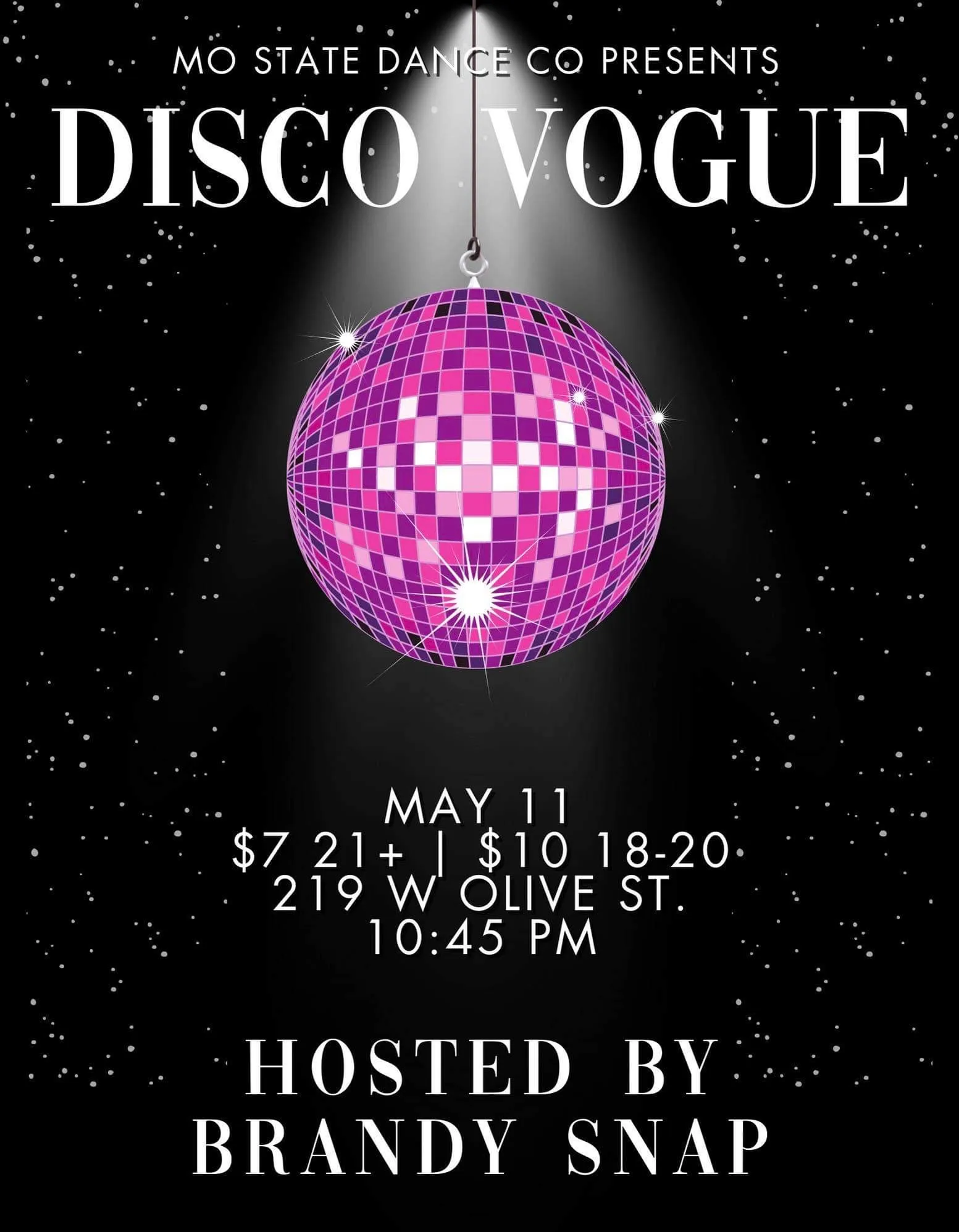 Mo State Dance Co Presents: Disco Vogue!