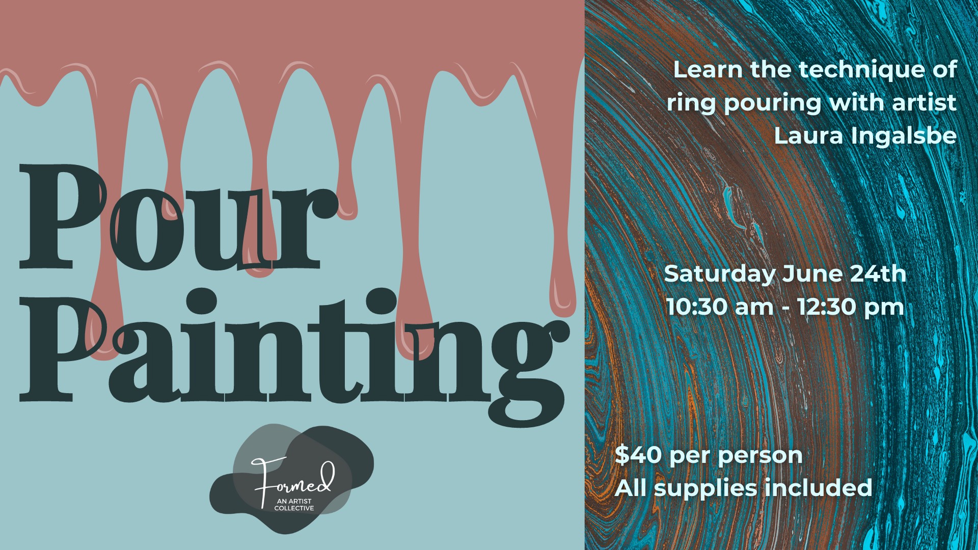 Pour Painting Workshop: Ring Pours