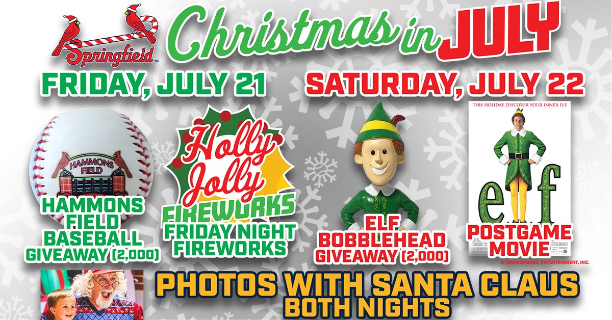 Christmas in July at Hammons Field!
