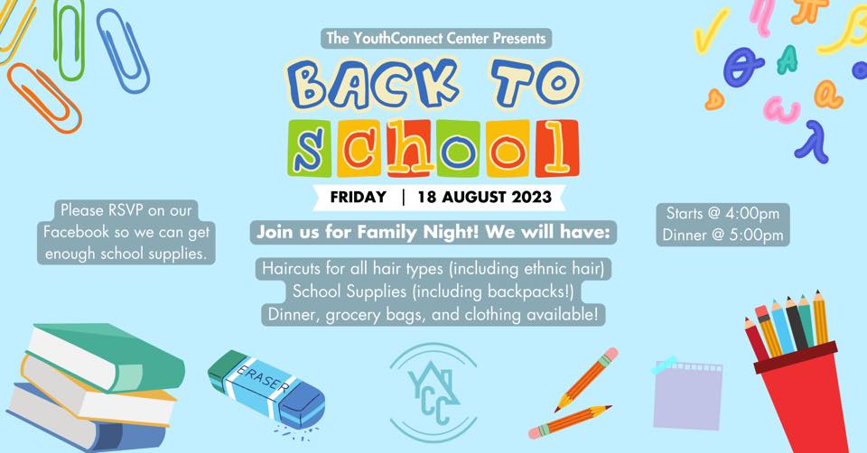 YouthConnect Back to School Family Night