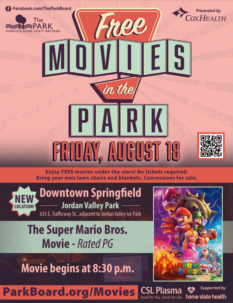 FREE Movies in the Park 🍿