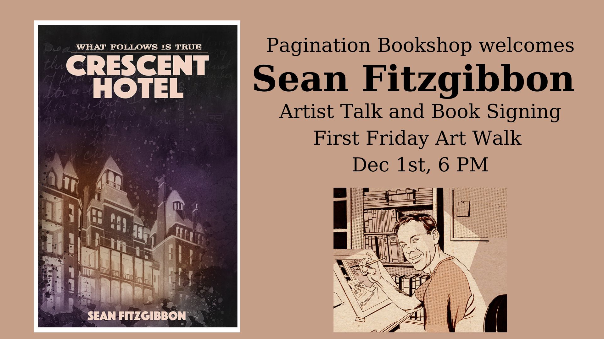 Artist Talk with Graphic Novelist Sean Fitzgibbon