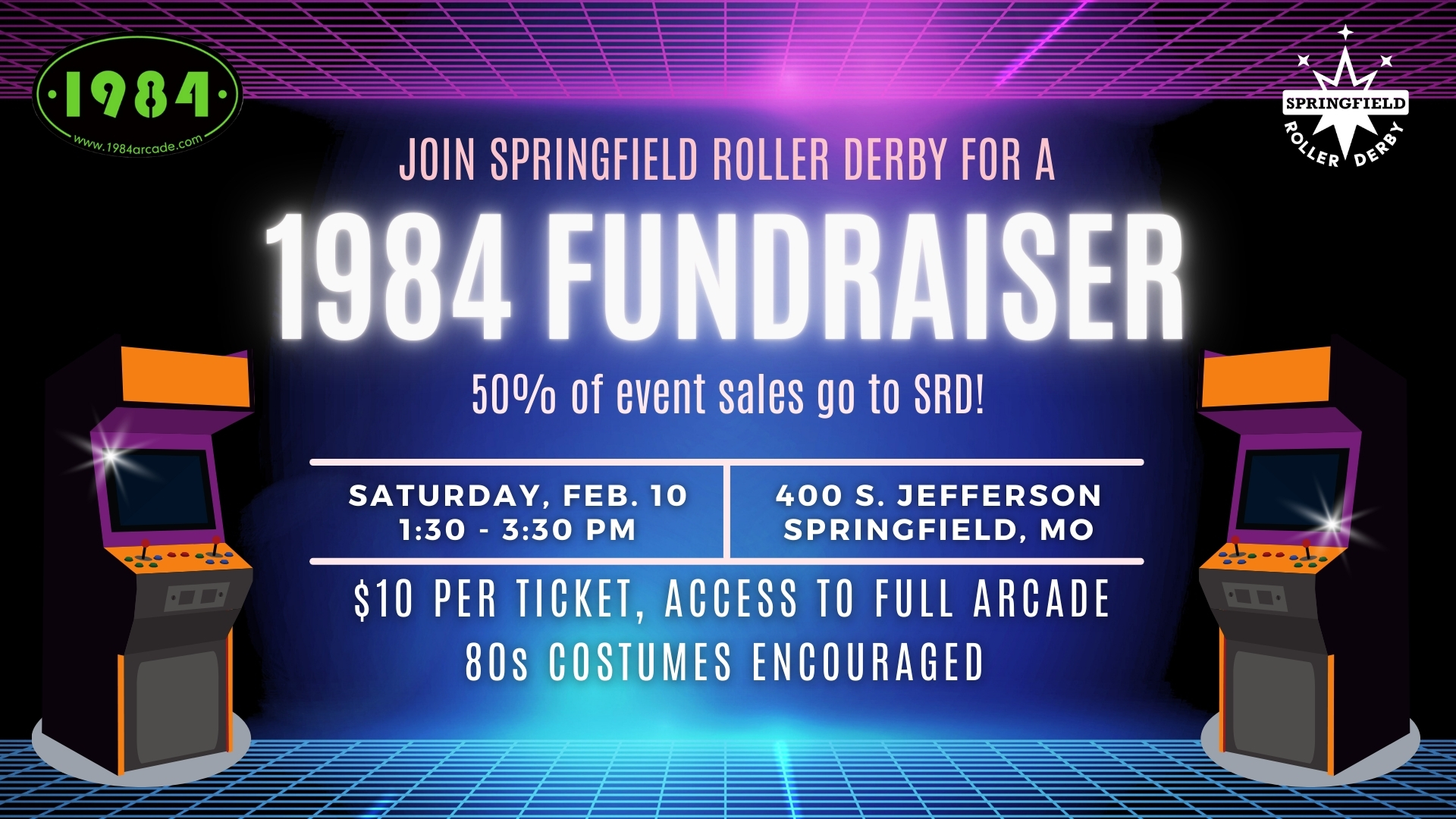 Springfield Roller Derby 1984 Fundraiser