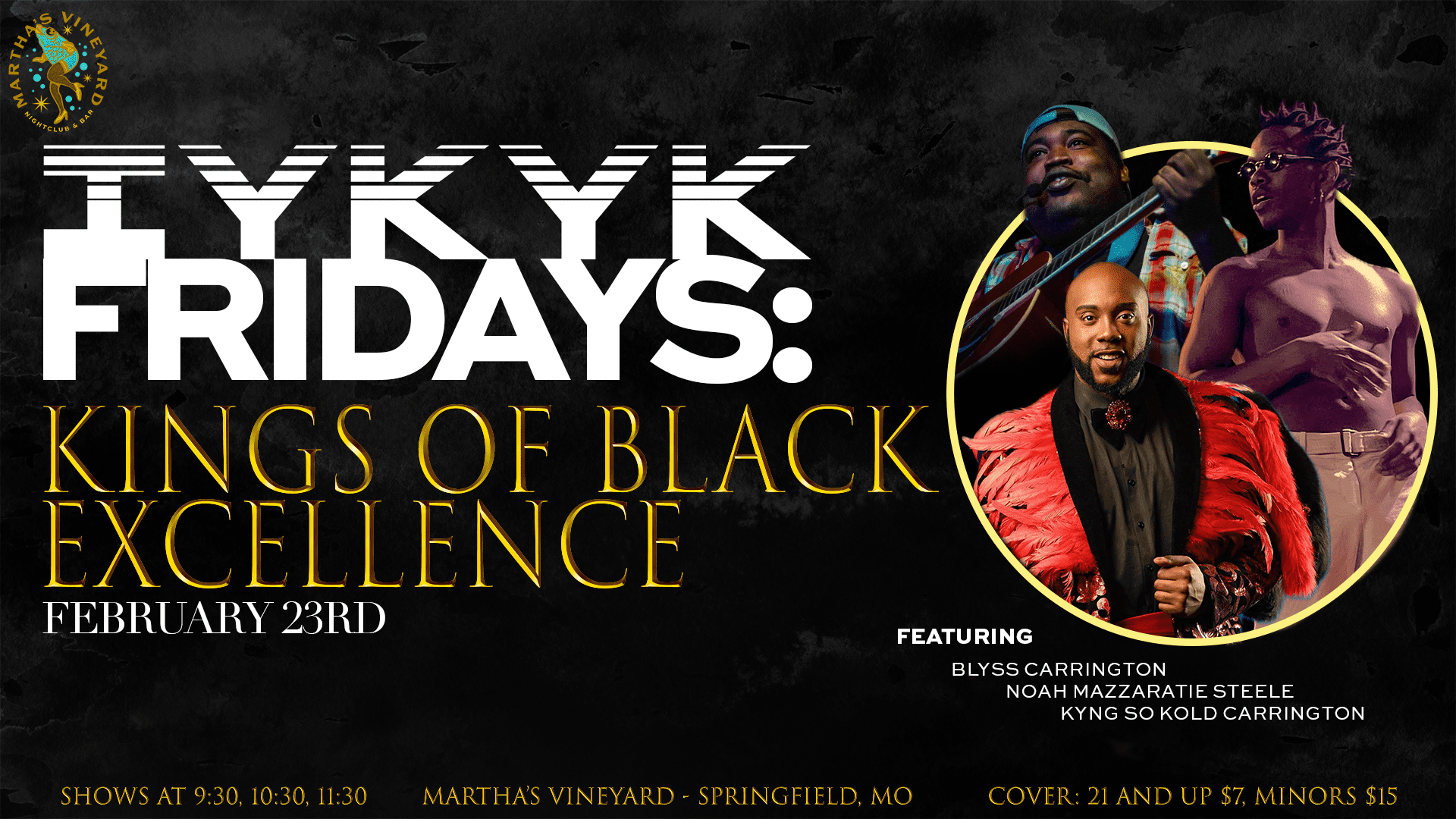 IYKYK FRIDAYS: Kings of Black Excellence