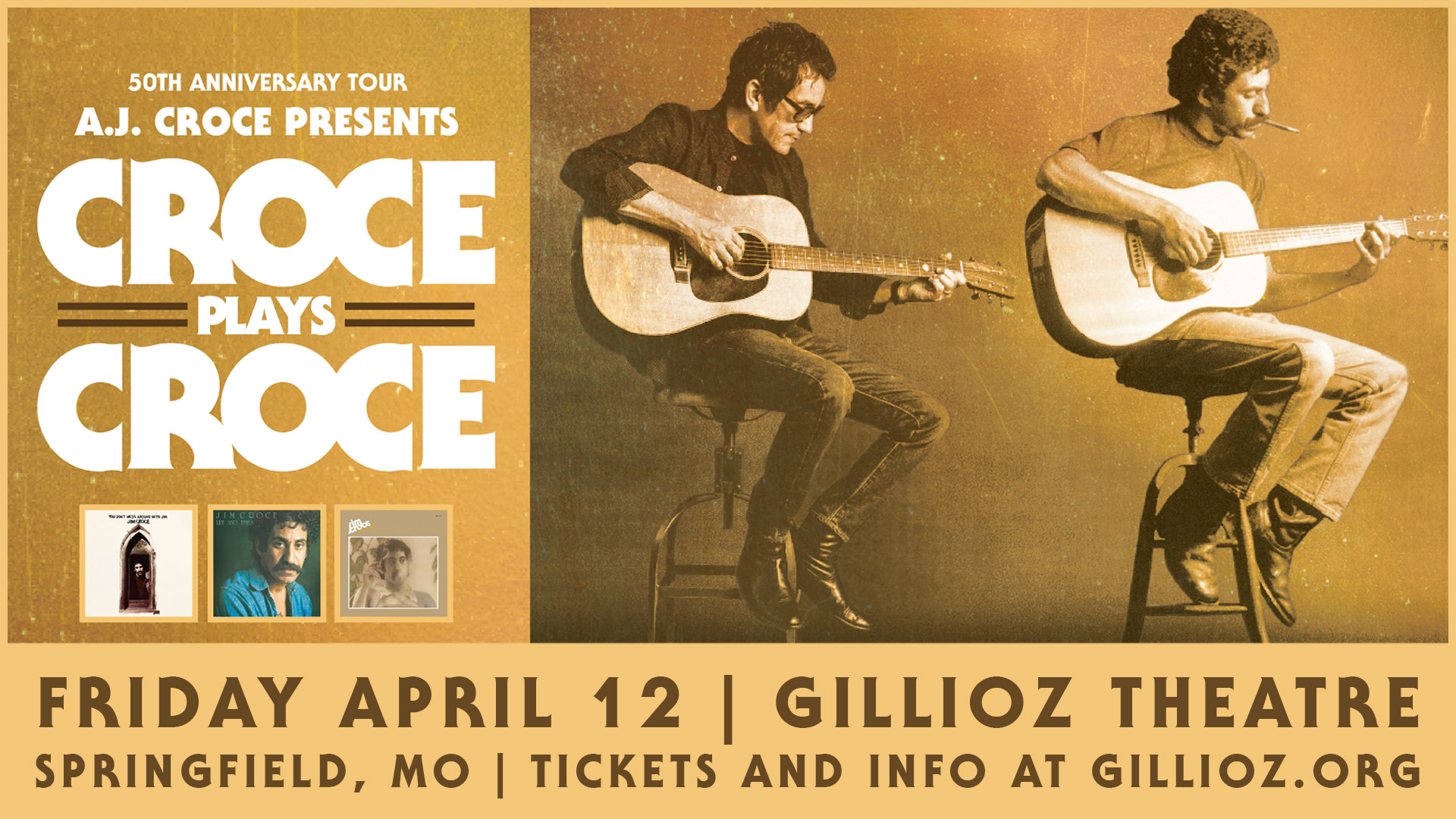 Croce Plays Croce 50th Anniversary Tour