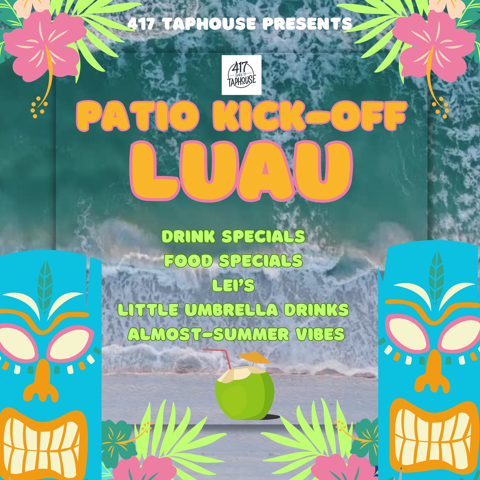 Luau Patio Kickoff
