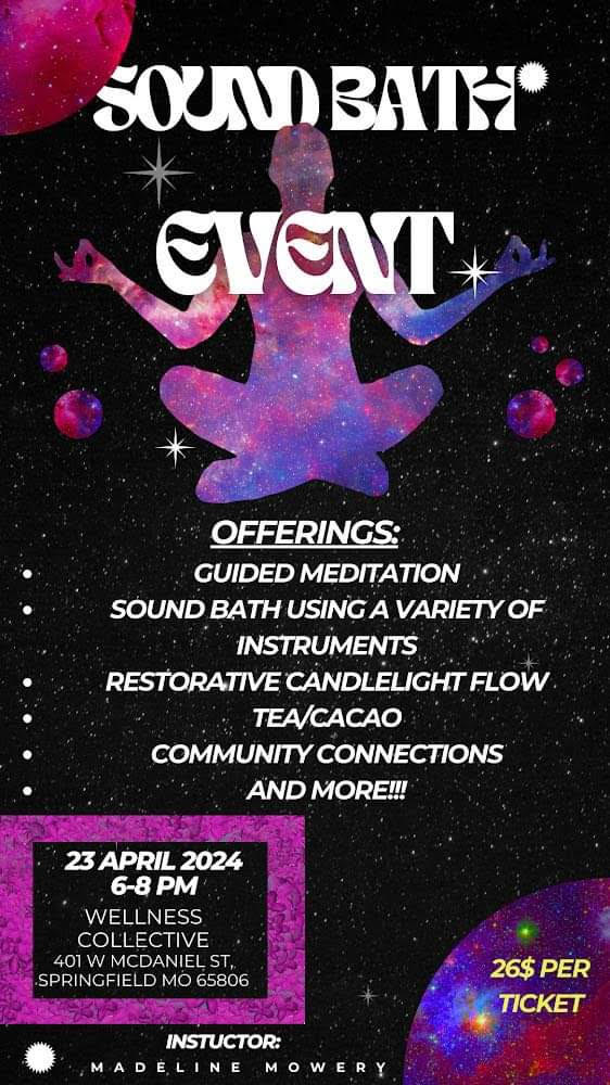 Sound Bath Event with Madeline Mowery