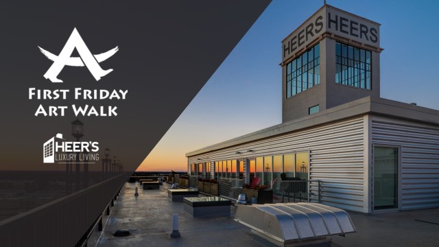 Heer's Rooftop Stop on First Friday Artwalk