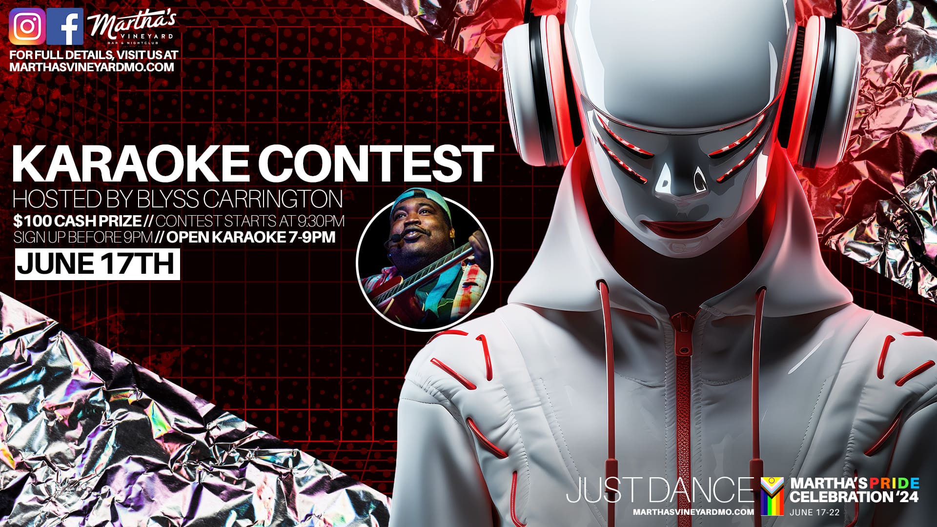 MARTHA’S PRIDE WEEK: Karaoke Contest