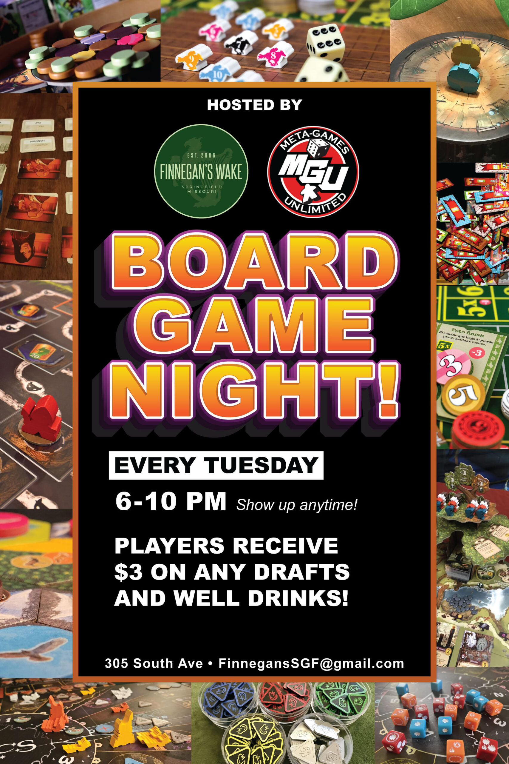 Game Night at Finnegan’s Wake