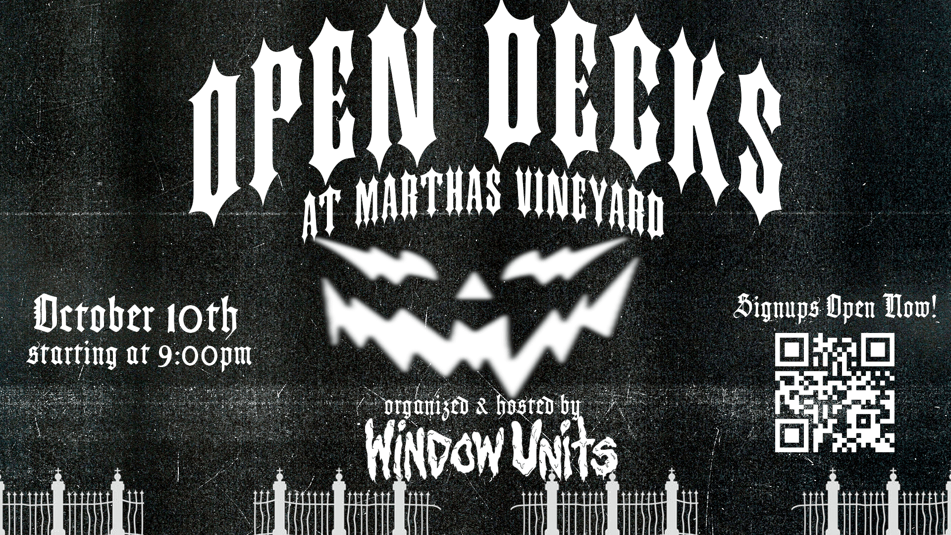 Open Decks! Spooky Edition