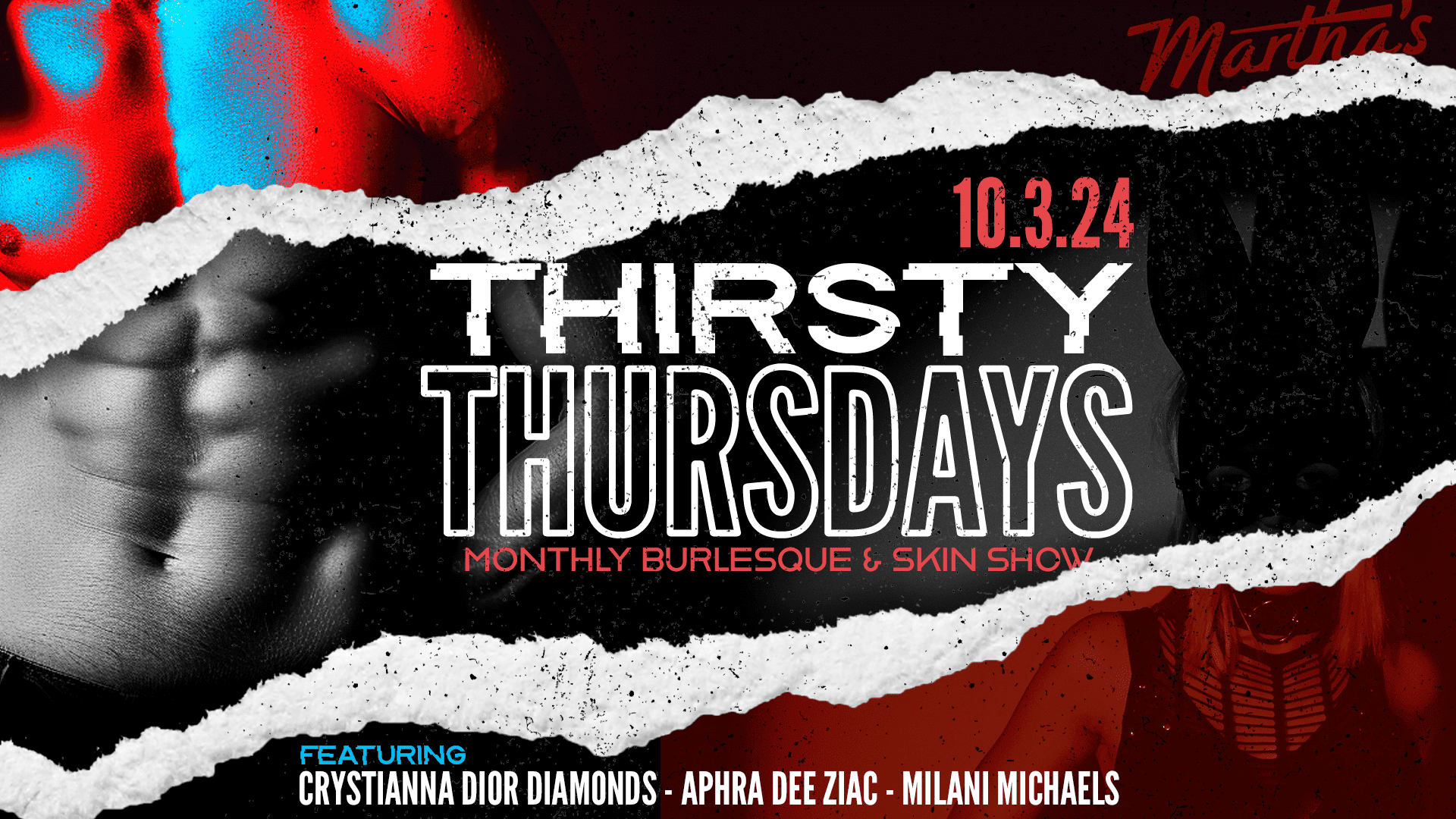 Thirsty Thursdays: Monthly Burlesque & Skin Show