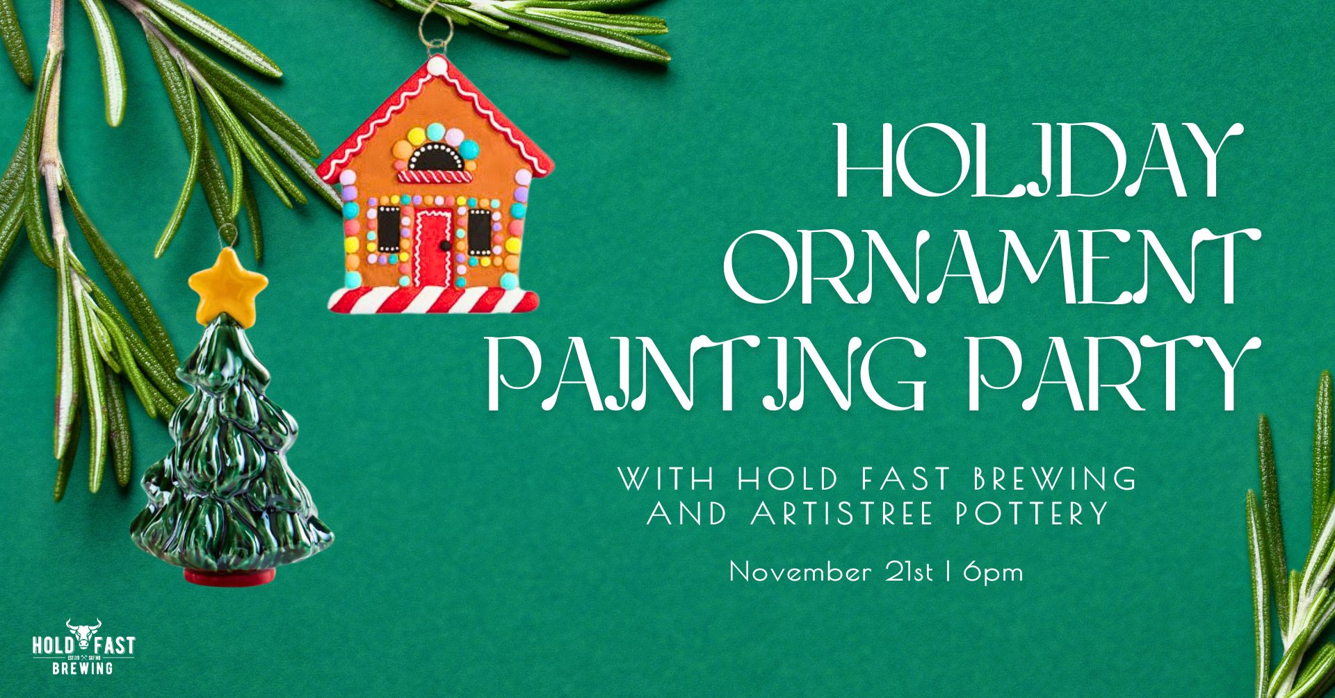 Holiday Ornament Painting Party