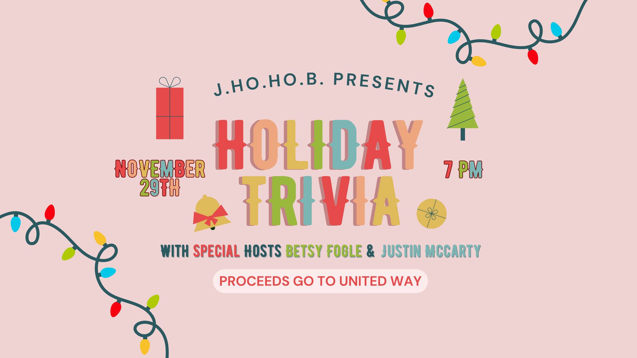 J.HO.HO.B Holiday Trivia Night