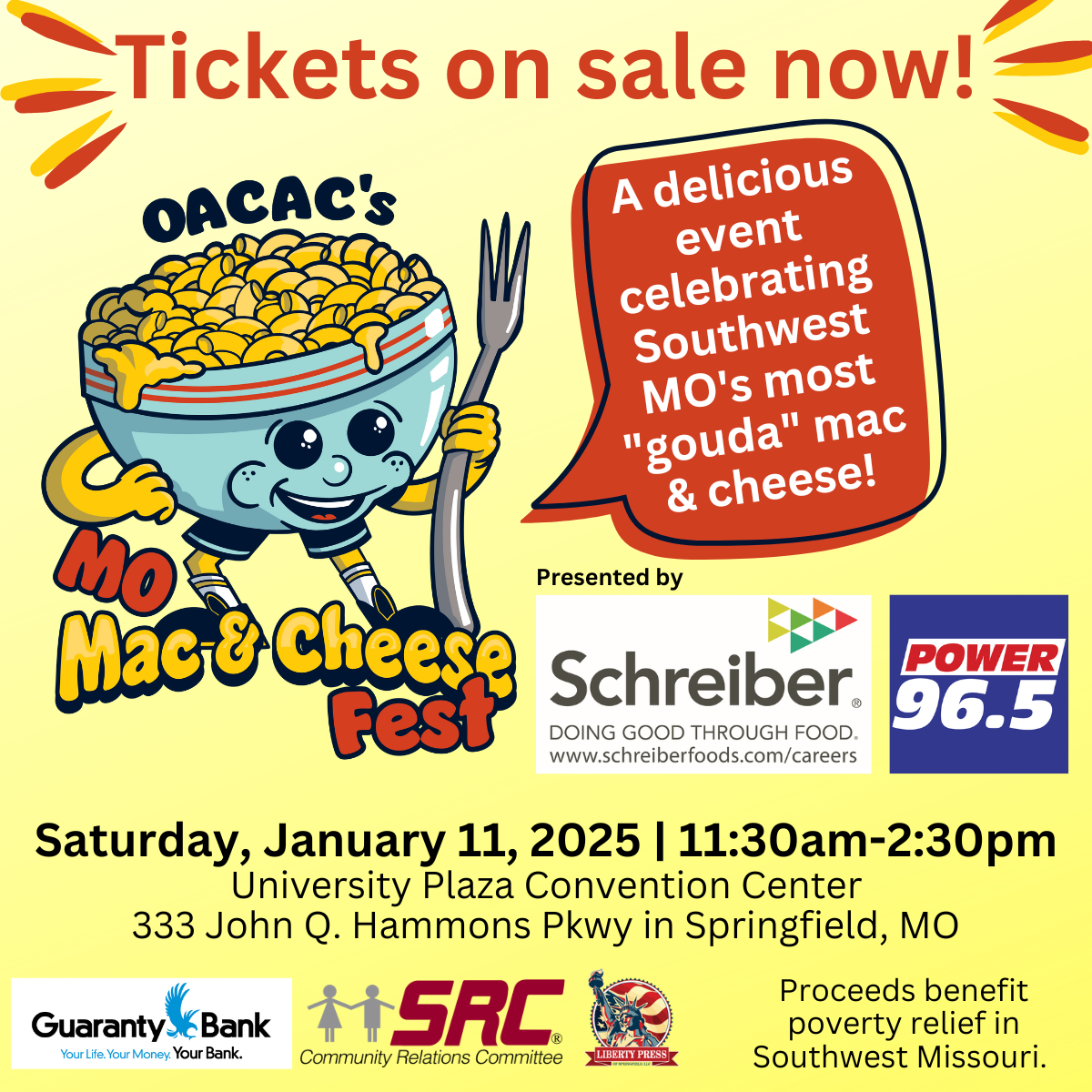 OACAC's 5th Annual MO Mac & Cheese Fest