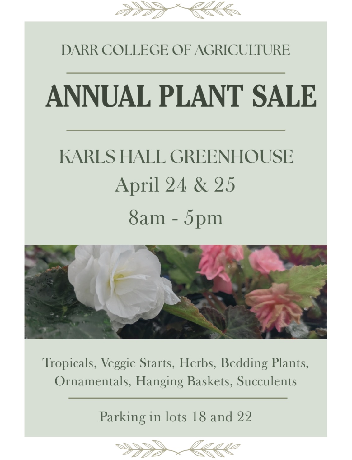 Darr College of Agriculture Annual Plant Sale