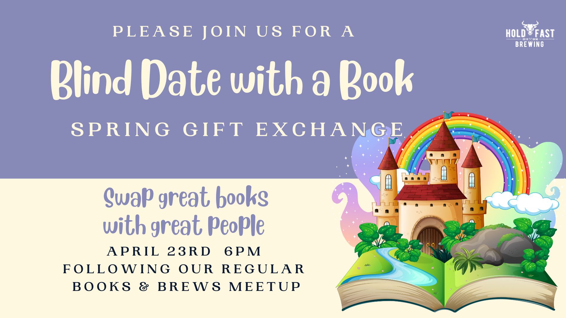 Blind Date with a Book - Spring Book Exchange!