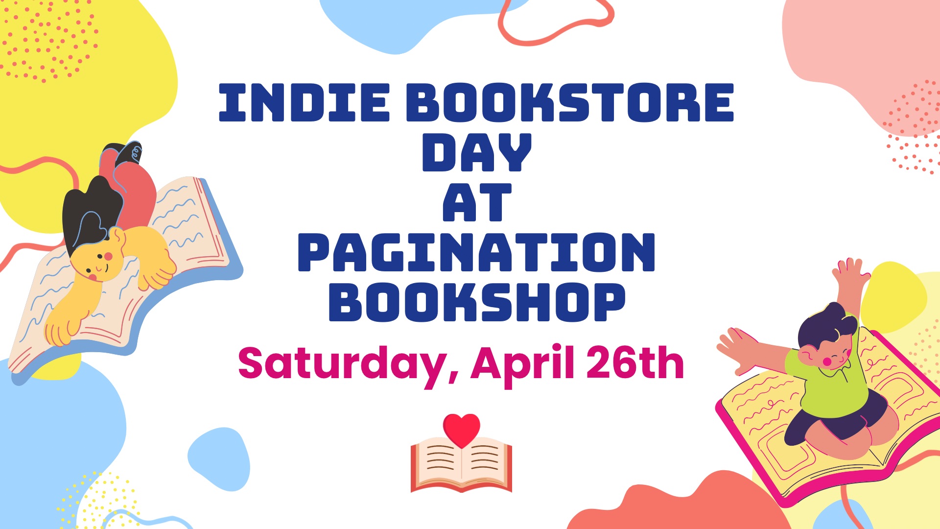 Indie Bookstore Day at Pagination Bookshop