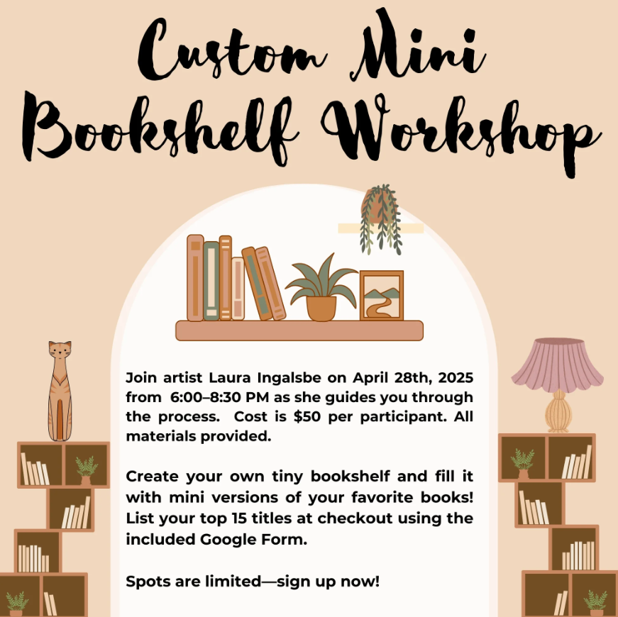 Mini Bookshelf Workshop