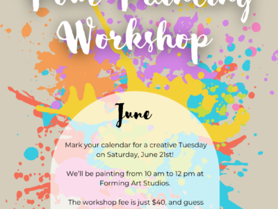 🎨 Fluid Art Magic: A Pour Painting Workshop