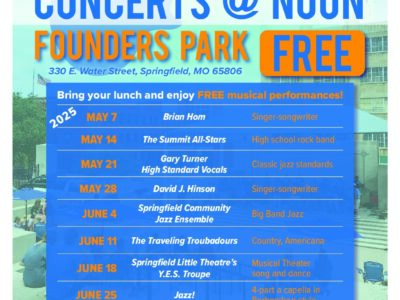 Wednesday Noon in Founder’s Park