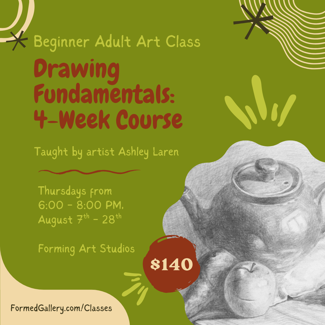 Beginner Drawing Fundamentals: 4-Week Course