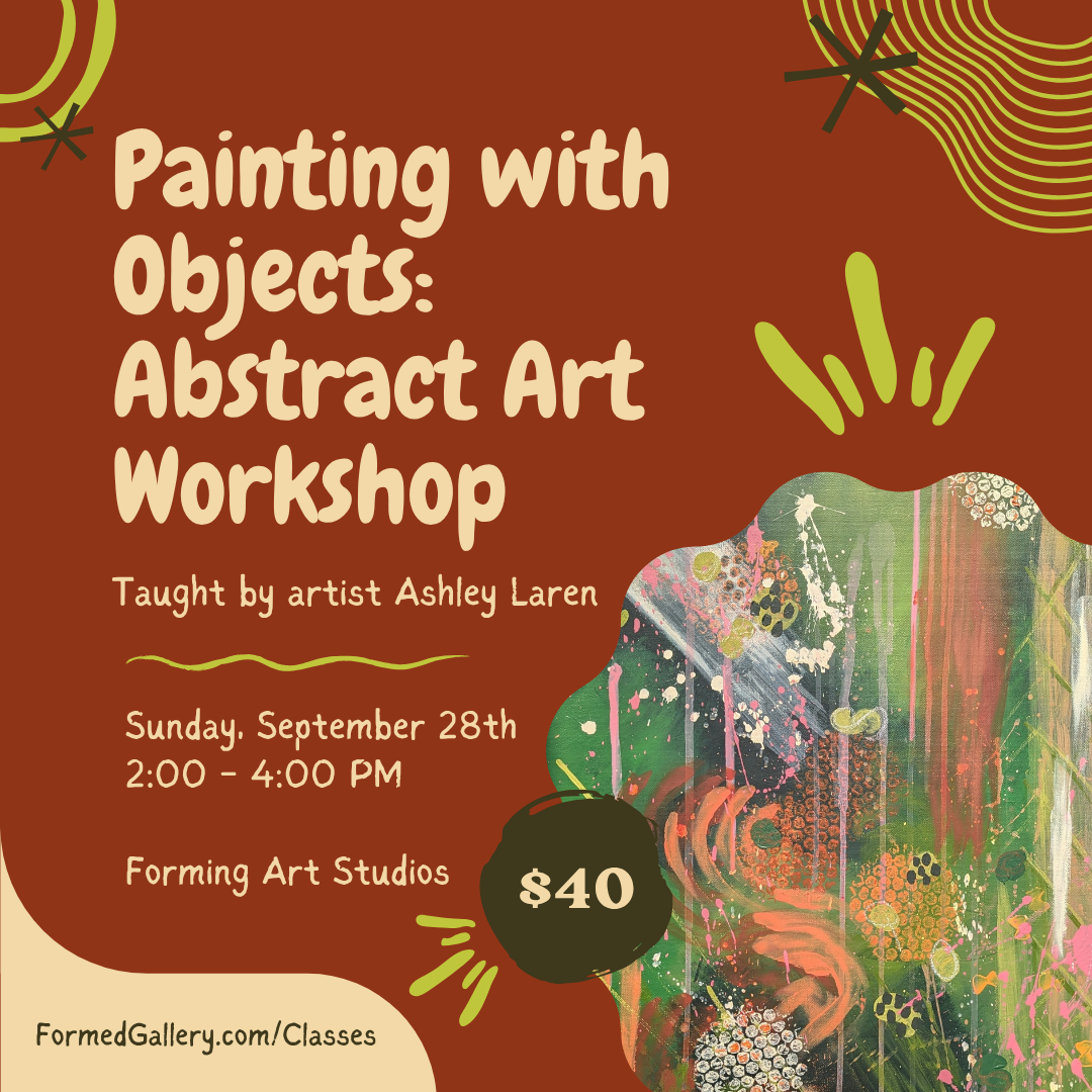 Painting with Objects : Abstract Art Workshop