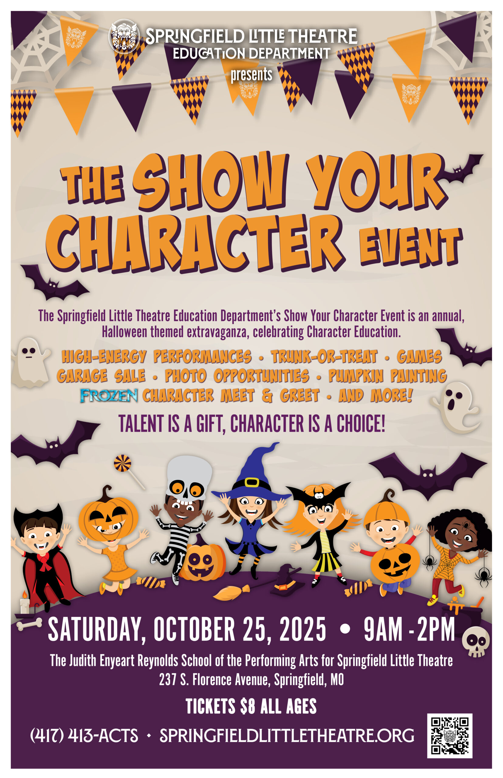 Springfield Little Theatre Education's Show Your Character Halloween Event!