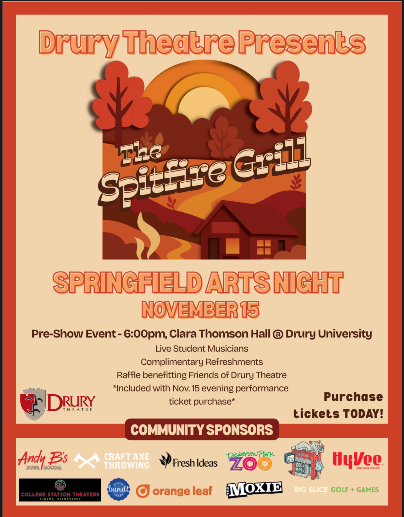 Drury Theatre 'Springfield Arts Night'