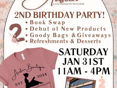 Austen Boutique: 2nd Birthday