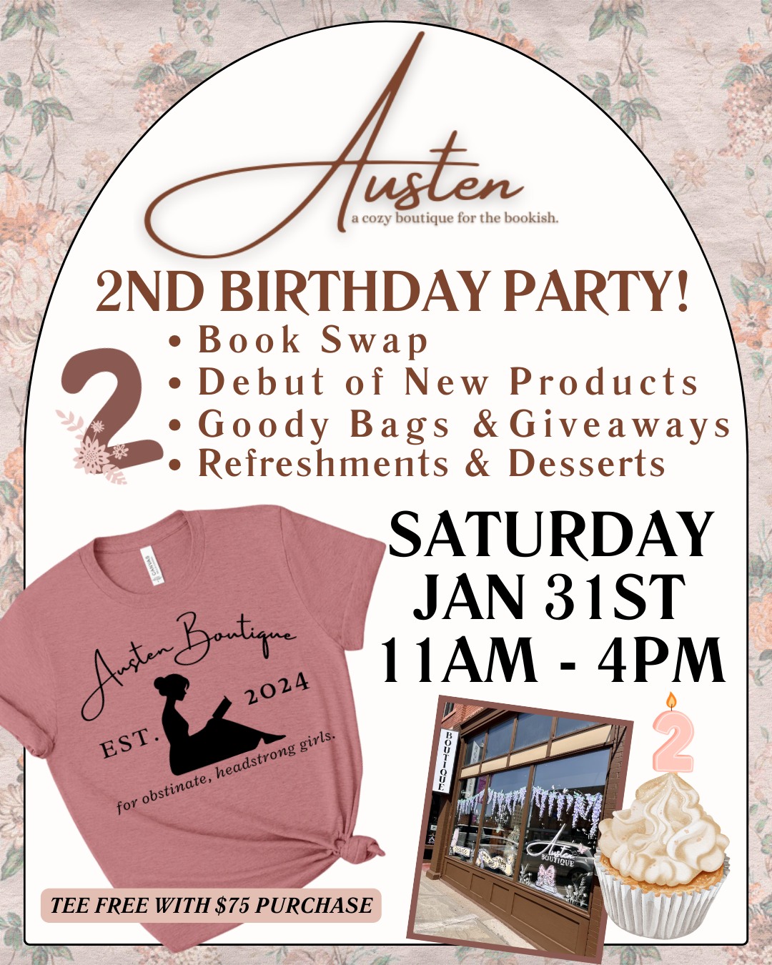 Austen Boutique: 2nd Birthday