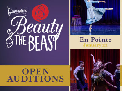 Open Auditions for Springfield Ballet’s Beauty & the Beast, ages 11+ en pointe