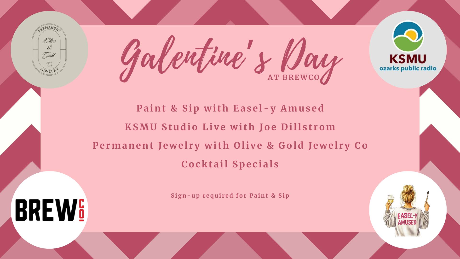 Galentine's Paint & Sip