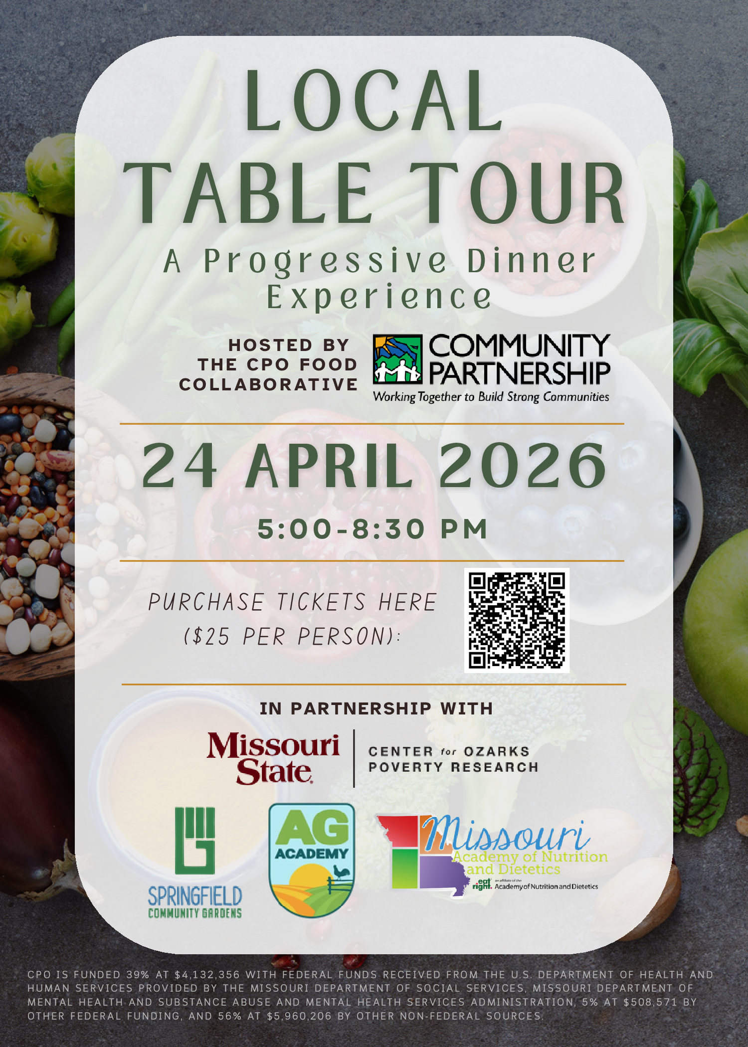 Local Table Tour: A Progressive Dinner Experience
