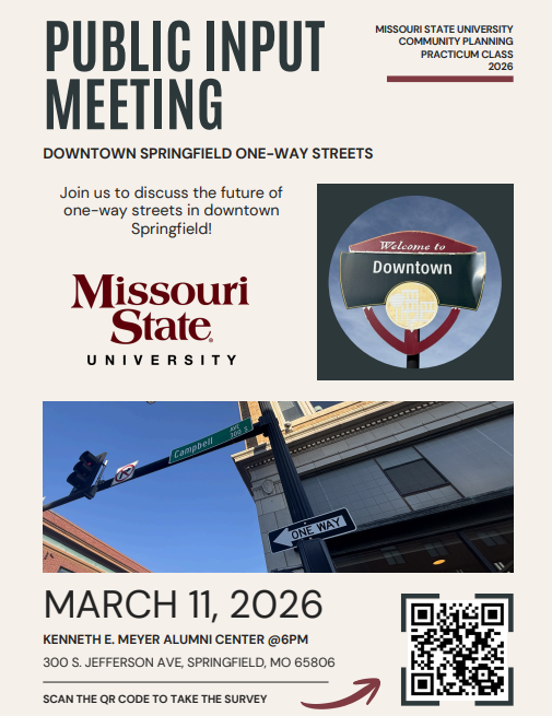Public Input Meeting - Downtown Springfield One-way Streets