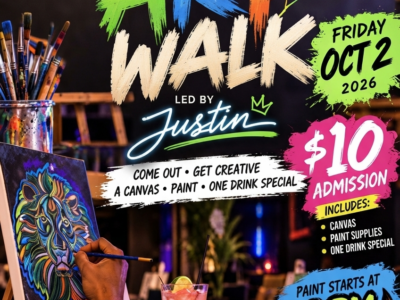 First Friday Art Walk at Vine and Vibes