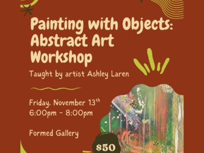 Painting With Objects: Abstract Art Workshop