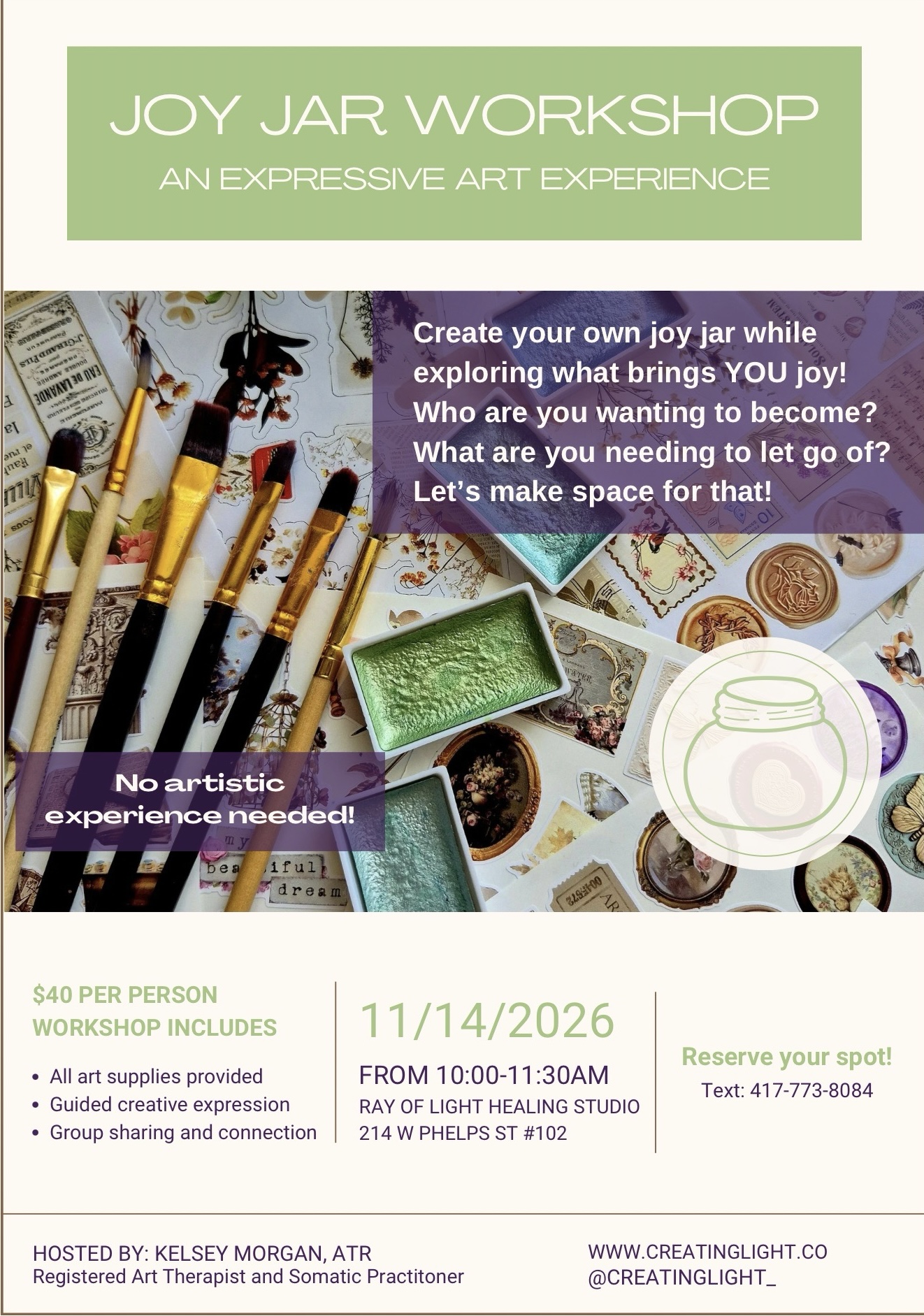 Joy Jar Workshop